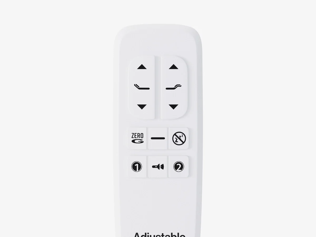 Adjustable Comfort Classic adjustable bed remote control with head and foot adjustment buttons