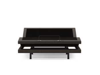 Adjustable Comfort Ultra adjustable bed base head and foot raised front view