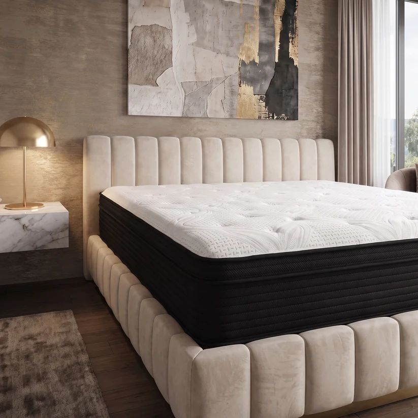 BedTech CS Hybrid 13 corner closeup