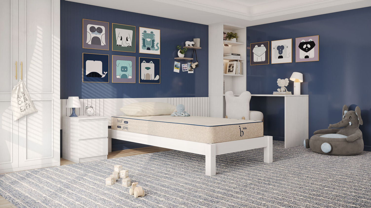 Birch Kids Natural Mattress bedroom lifestyle