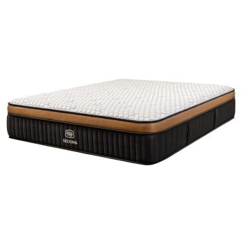Brooklyn Bedding Sedona LX mattress - product angle on white