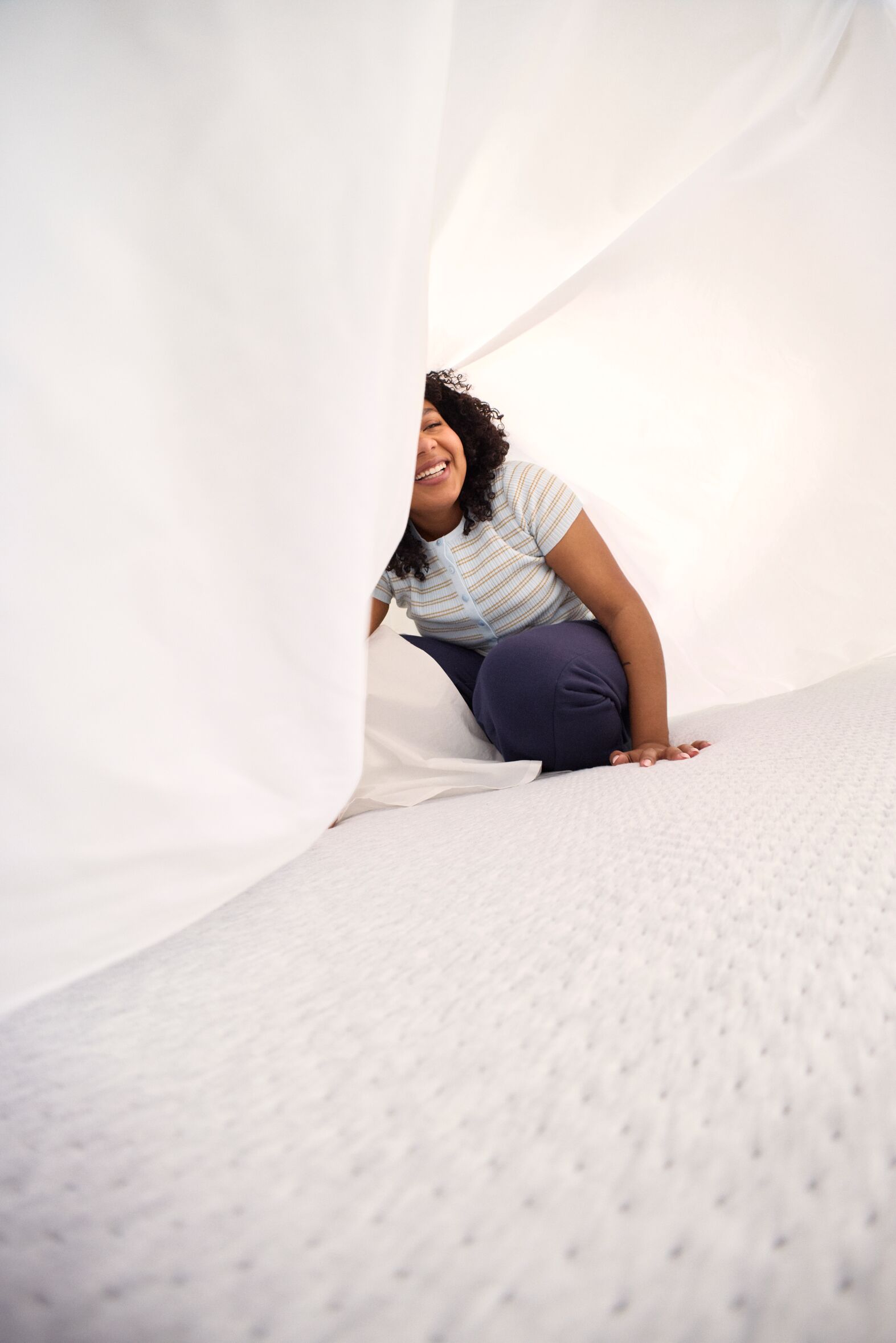 Casper Cloud One styled bedding mattress at Home of Foam