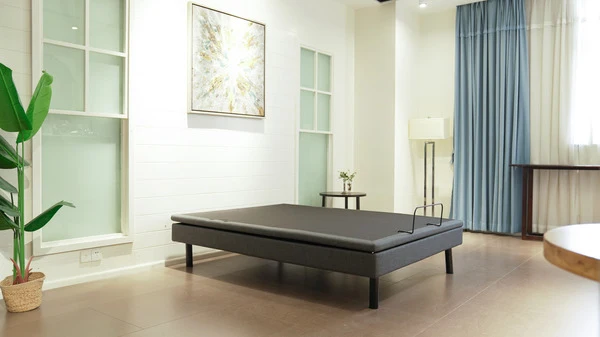 Ergomotion Ascend adjustable base bedroom lifestyle photo