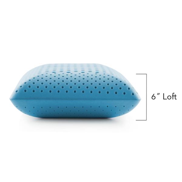 Malouf ActiveDough cooling gel pillow loft dimensions