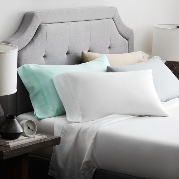 Malouf Botanical Tencel Lyocell sheet set - White colorway