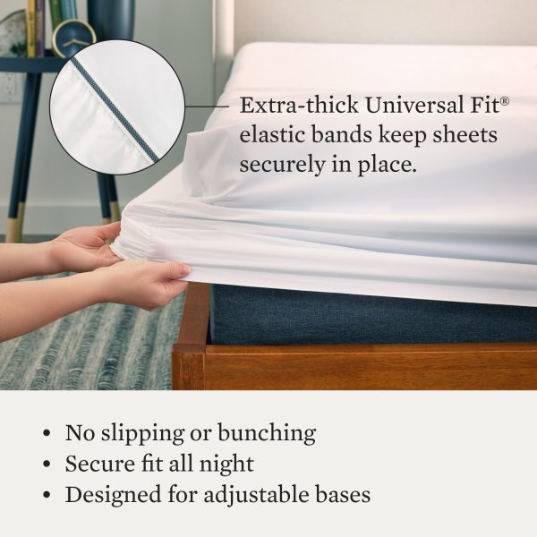 Malouf Brushed Microfiber sheet set - SecureFit detail