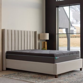 Malouf Ice Cloud 14 inch AeroFlex hybrid mattress - Three quarter