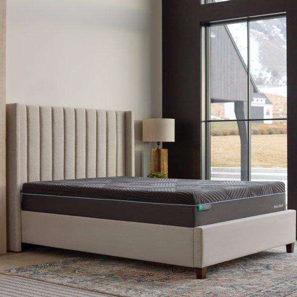 Malouf Ice Cloud 14 inch AeroFlex hybrid mattress - Three quarter