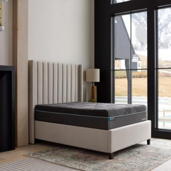 Malouf Ice Cloud 14 inch CoolSync hybrid mattress - Three quarter