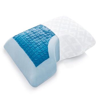 Malouf Shoulder Gel Dough and Z Gel Pillow cutaway on white background