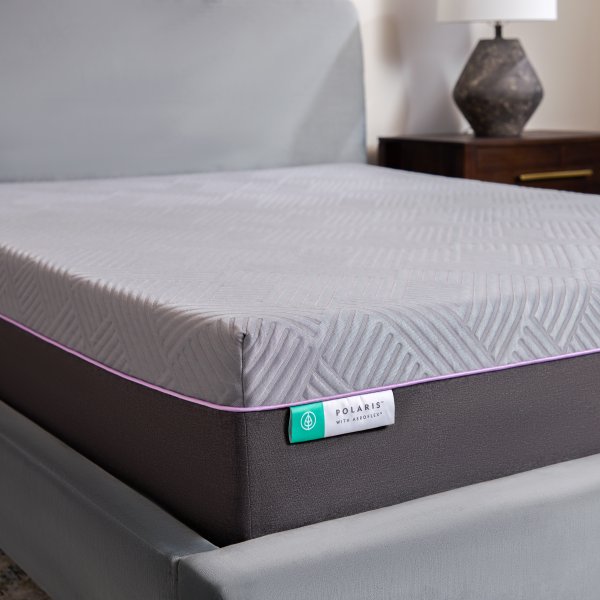 Malouf Polaris 12 inch AeroFlex hybrid mattress - Logo detail
