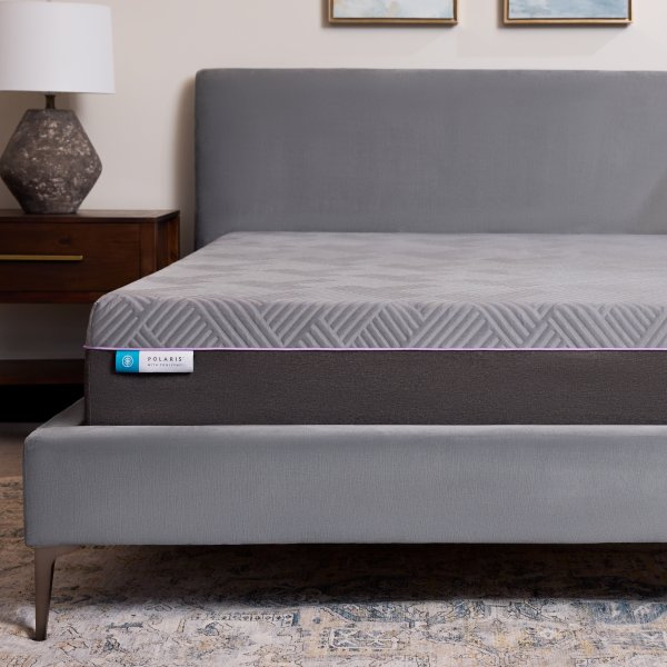 Malouf Polaris 12 inch CoolSync Hybrid mattress - Corner detail