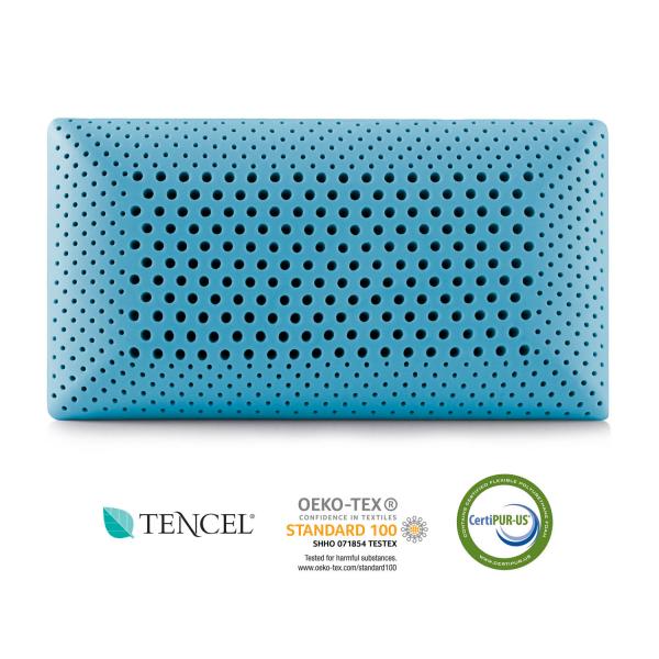 Malouf Zoned Gel ActiveDough pillow ventilation