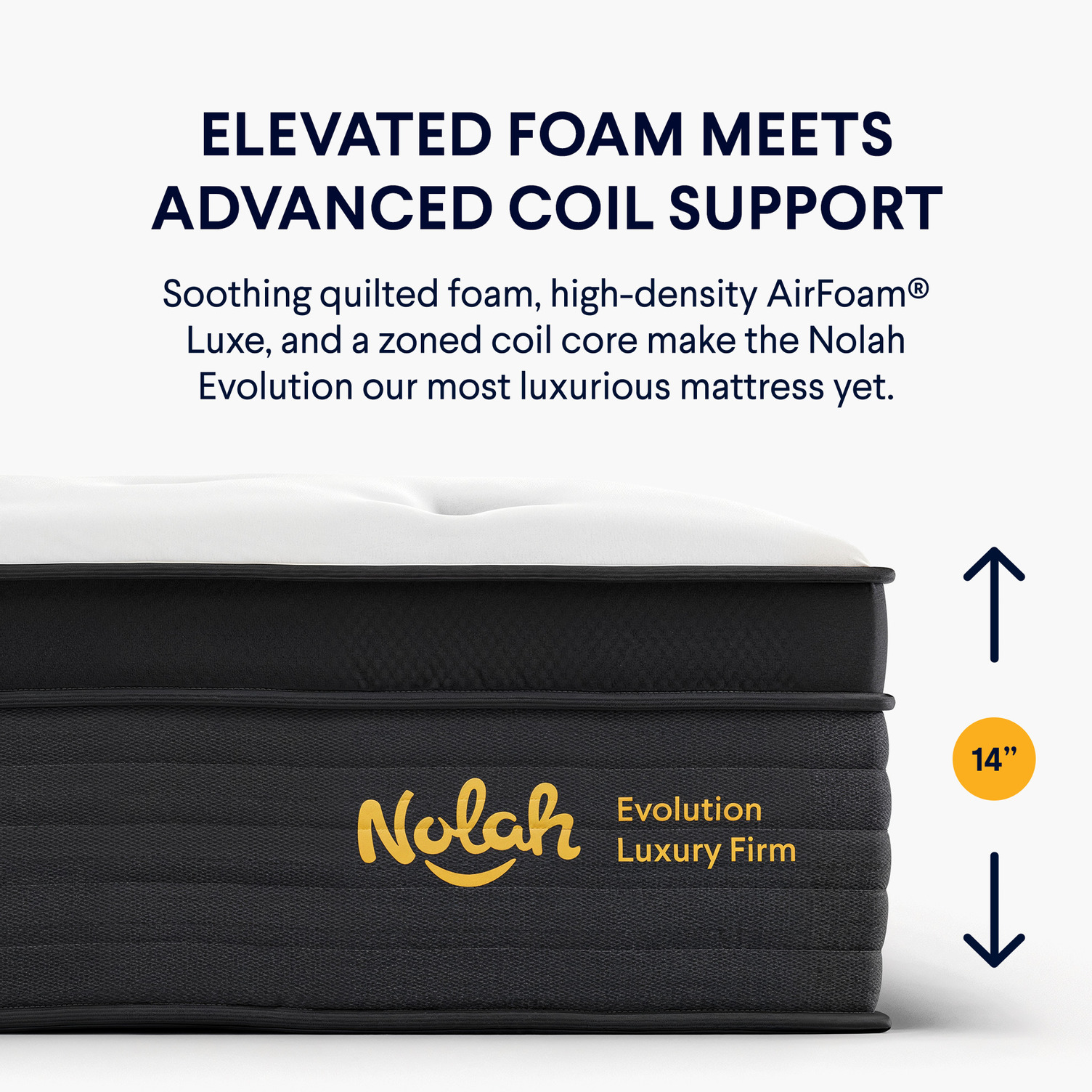 Nolah Evolution 14 inch mattress height