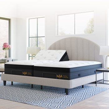 Nolah Evolution mattress angled bedroom view