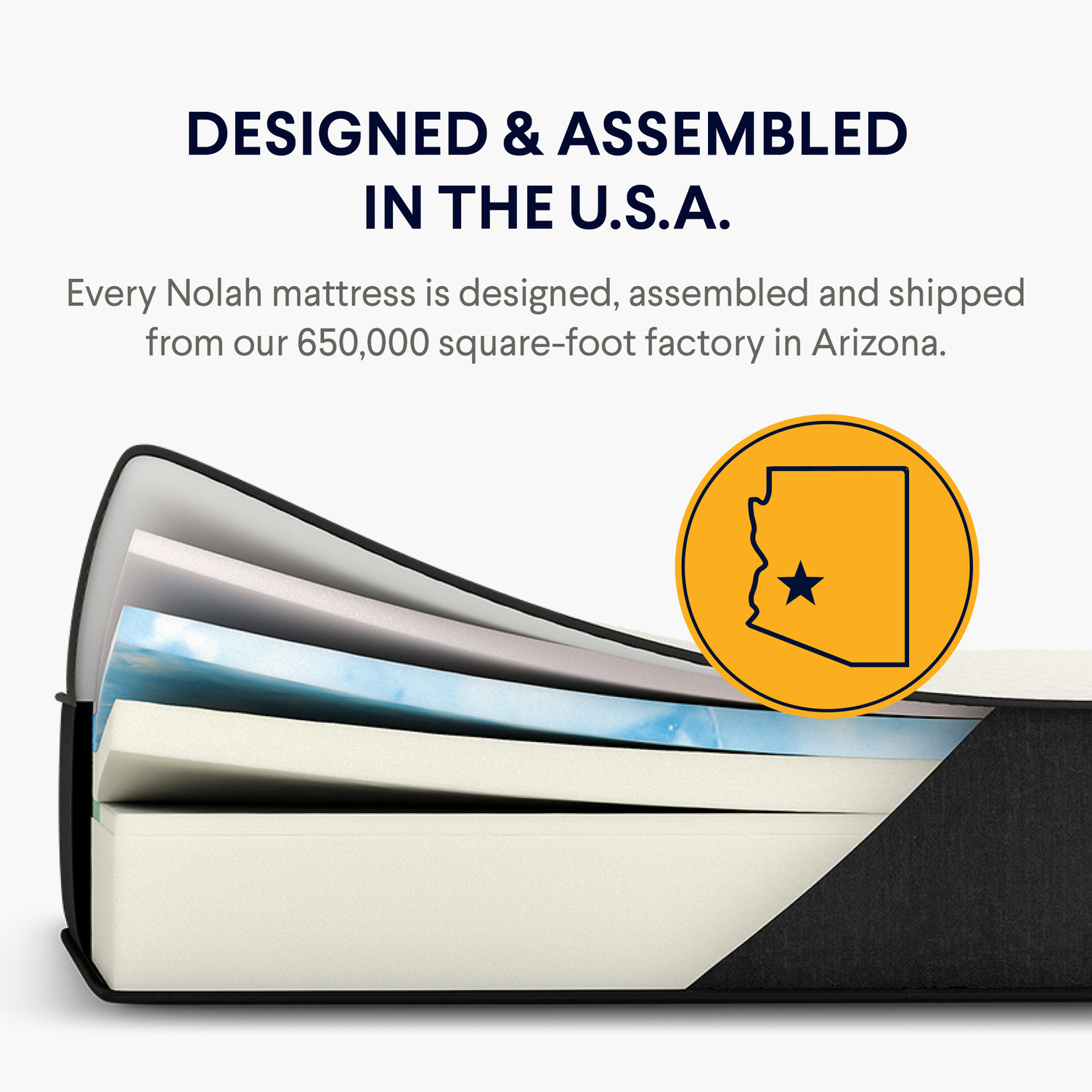 Nolah Signature All-Foam designed and assembled in USA