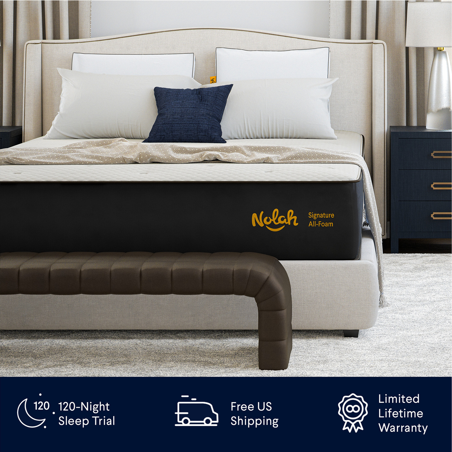 Nolah Signature All-Foam product benefits