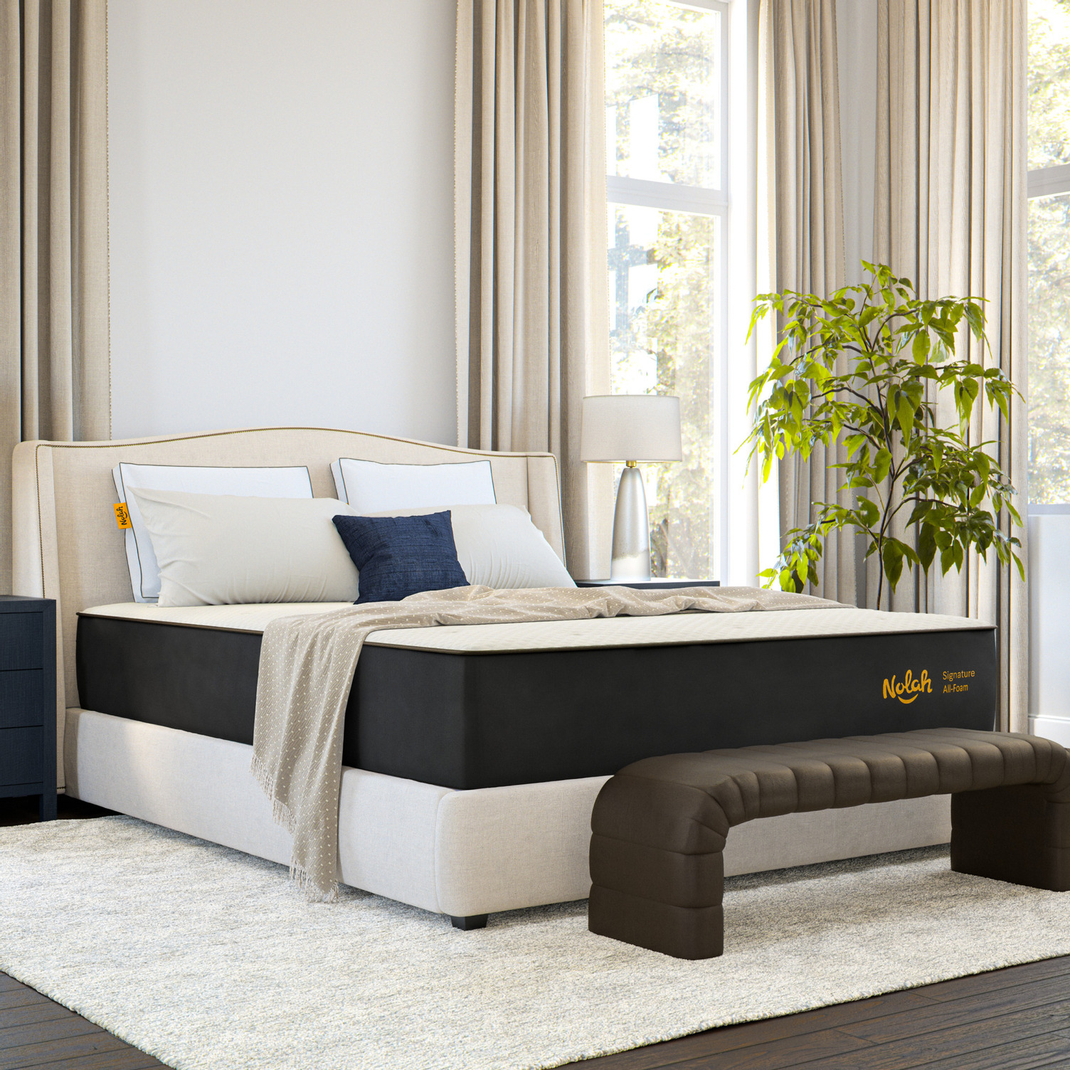Nolah Signature All-Foam mattress in bedroom