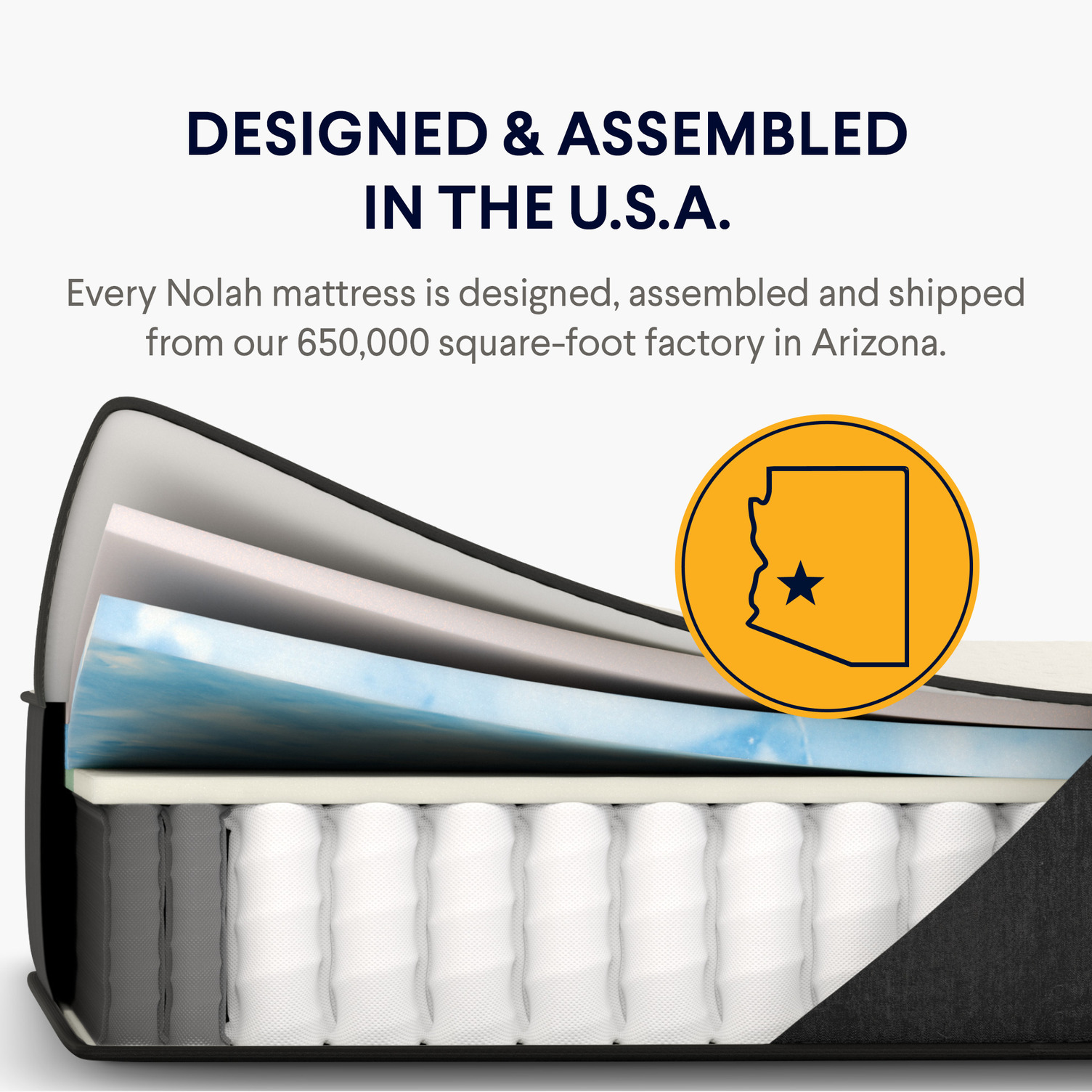 Nolah Signature Hybrid mattress made in usa