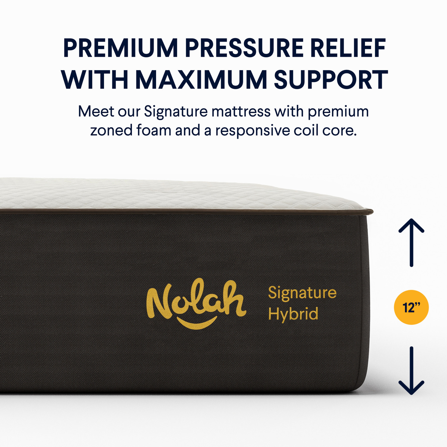 Nolah Signature Hybrid mattress profile