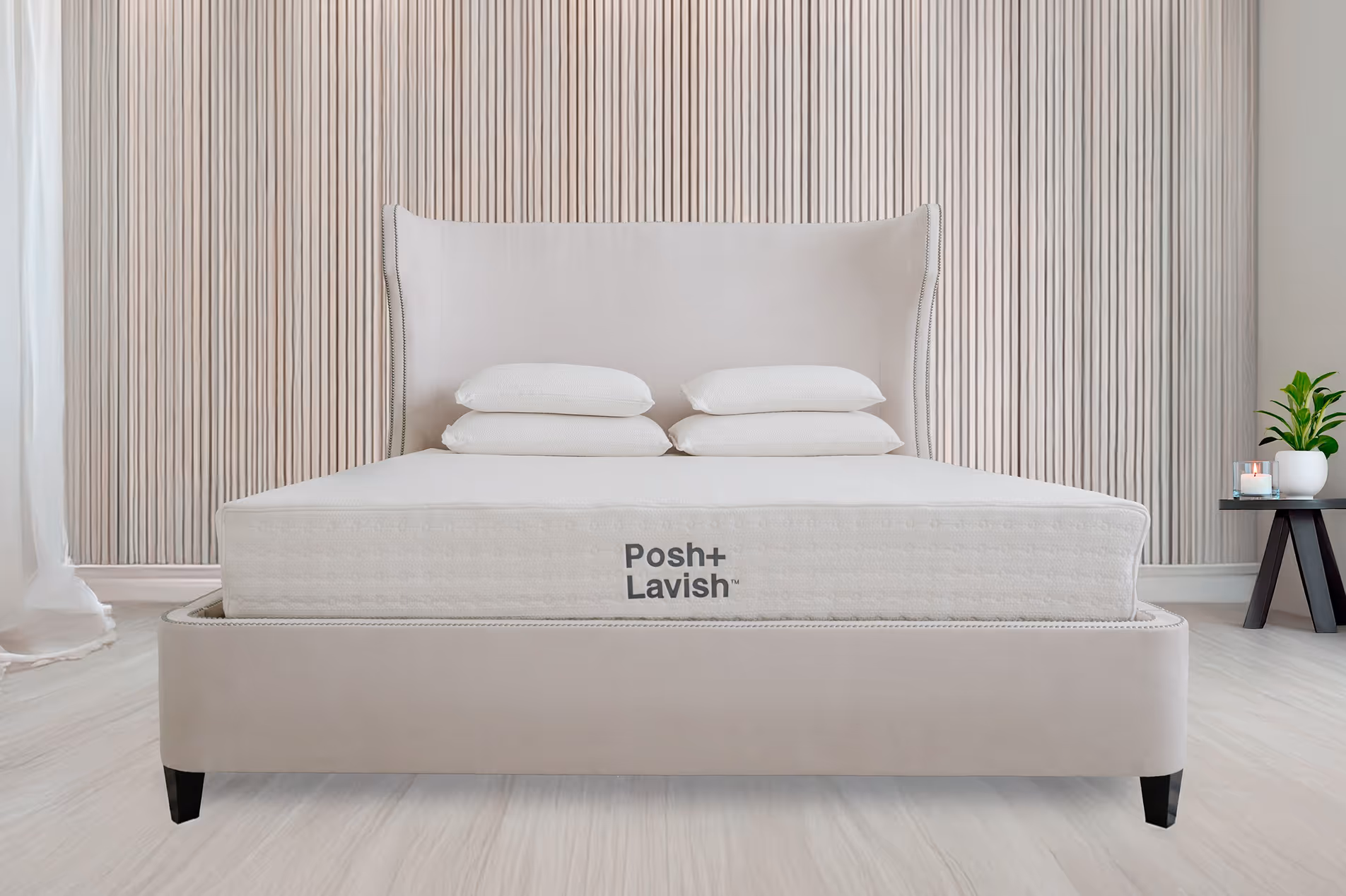 Posh+Lavish AuNaturale Chic natural latex mattress