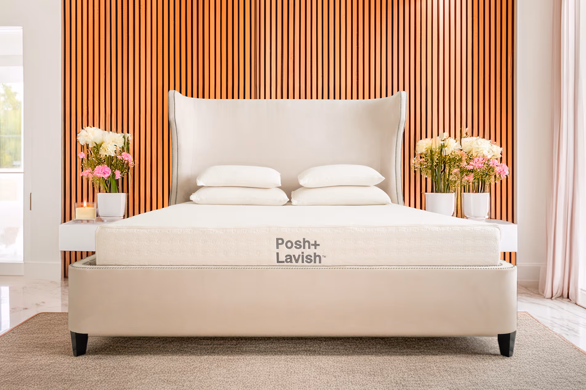 Posh+Lavish AuNaturale Crisp natural latex mattress