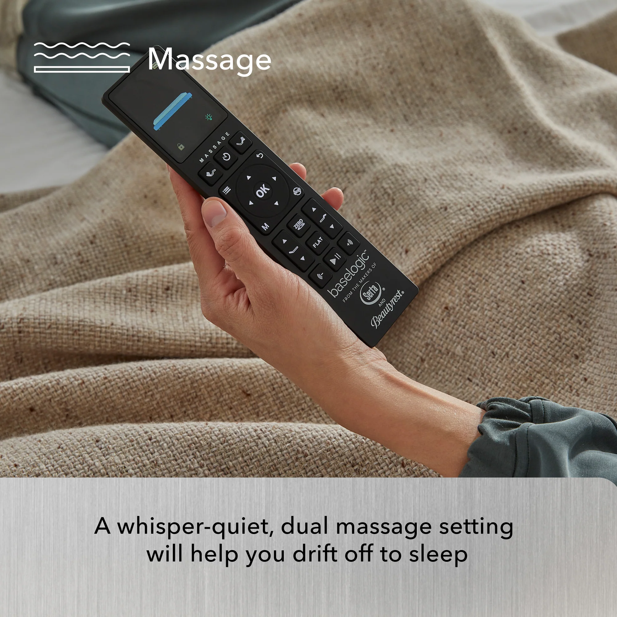 Serta Baselogic Platinum adjustable base - Massage