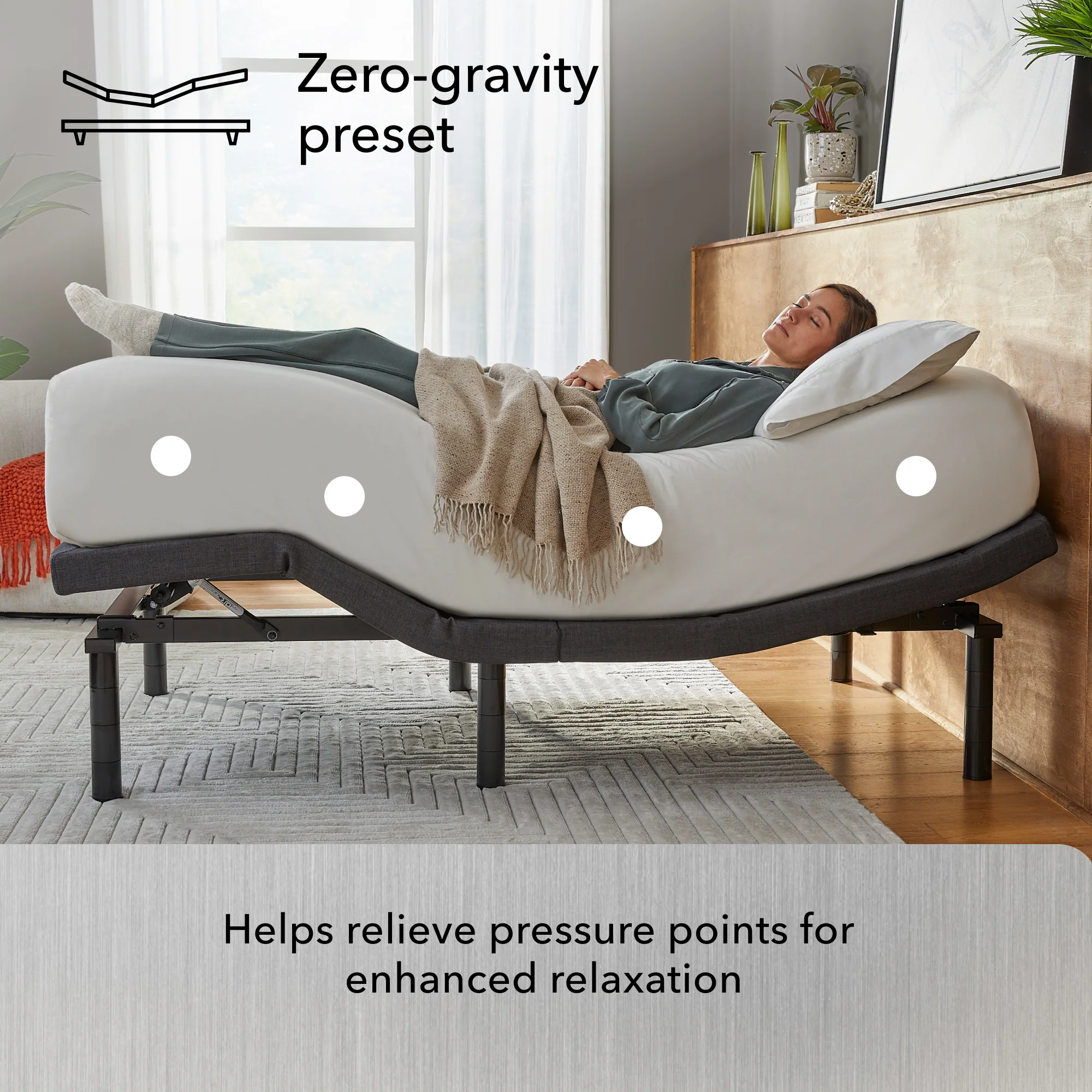 Serta Baselogic Platinum adjustable base - Zero gravity
