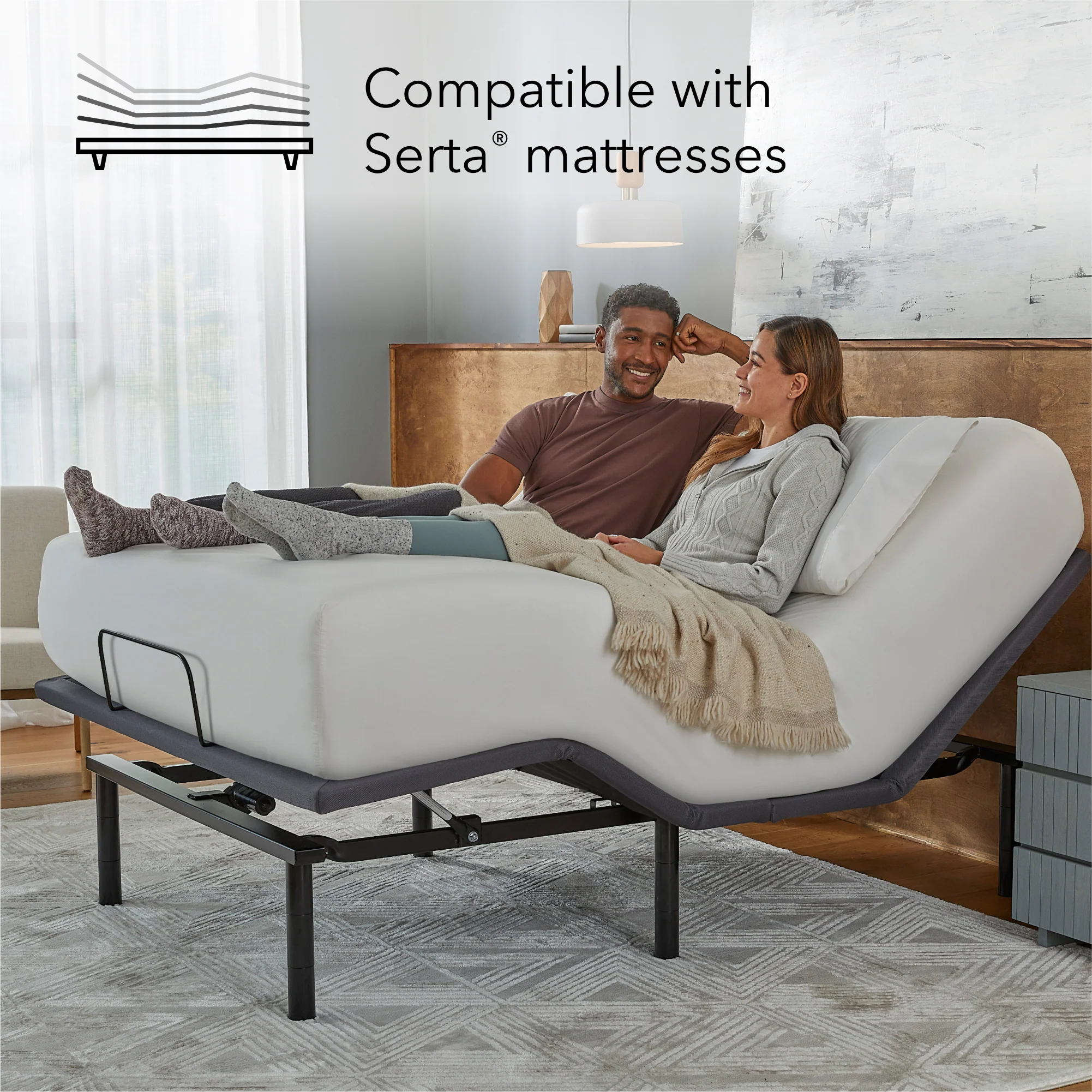 Serta Baselogic Silver adjustable base - Mattress compatibility