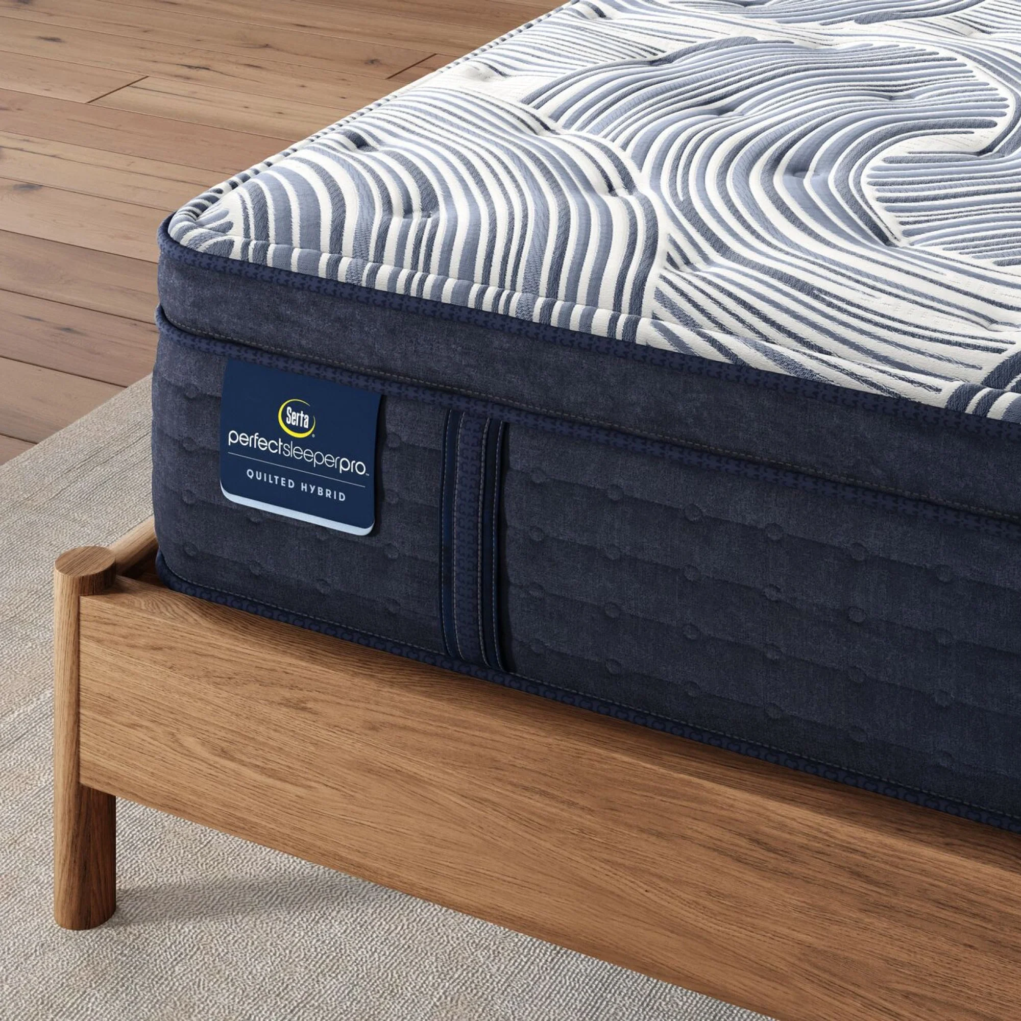 Serta Perfect Sleeper Pro - Edinburgh Plush Pillow Top top panel