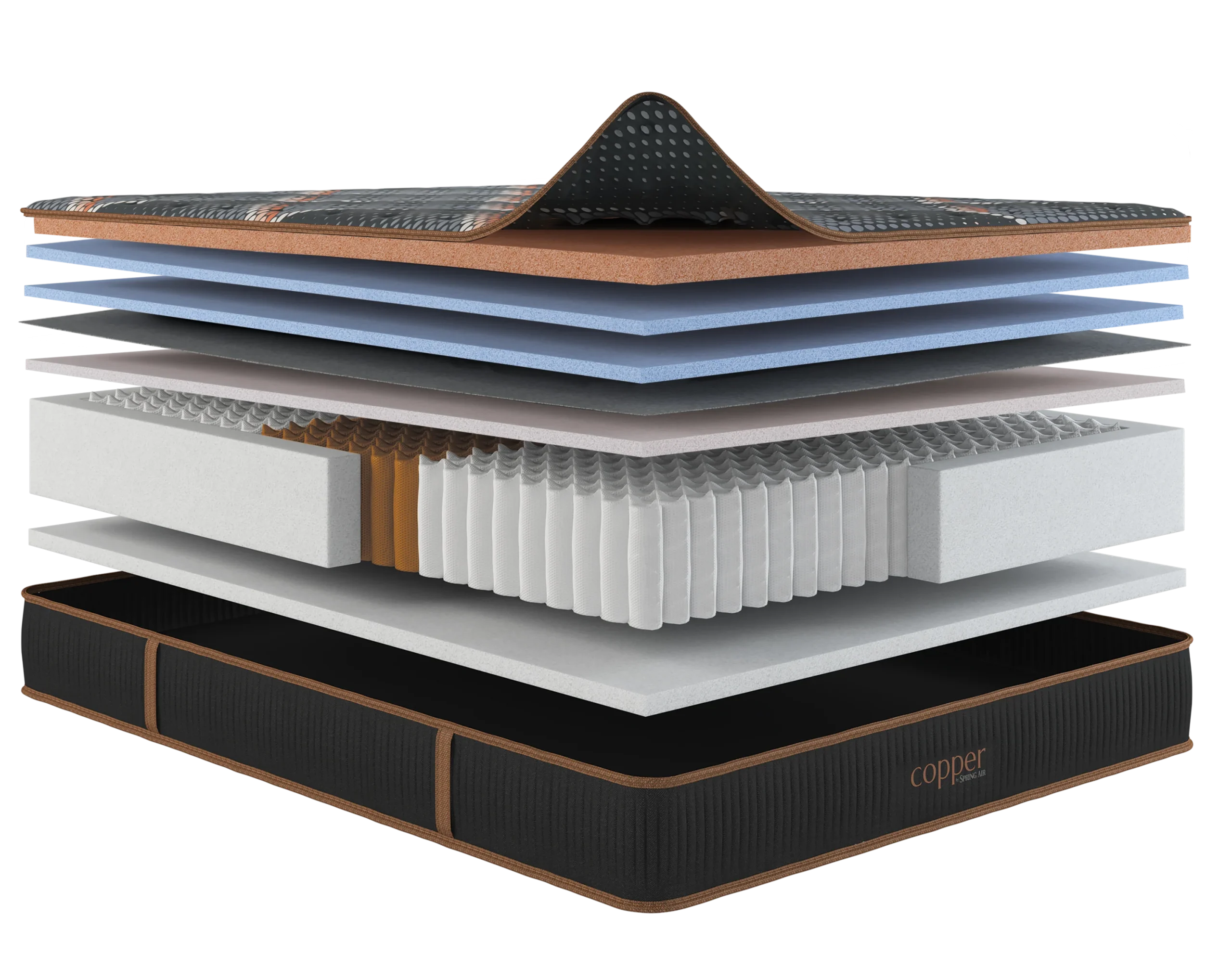 Spring Air Copper Hybrid Quilted Medium mattress
