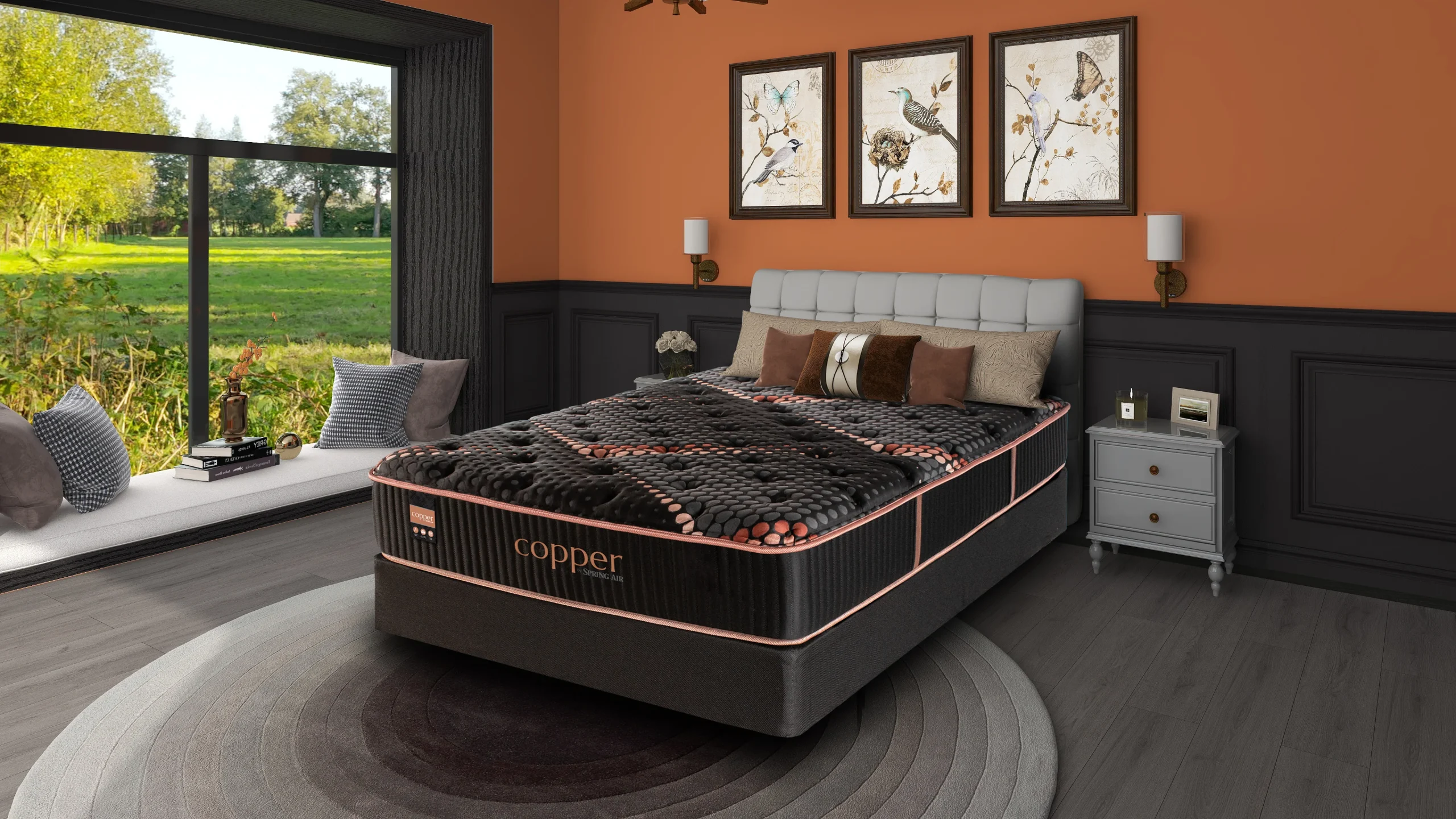 Spring Air Copper Quilted lifestyle angle