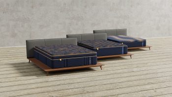 Tommie Copper Sleep collection showing three mattress tiers