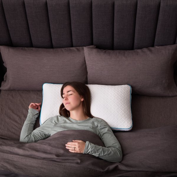 Malouf FlexFill pillow lifestyle view