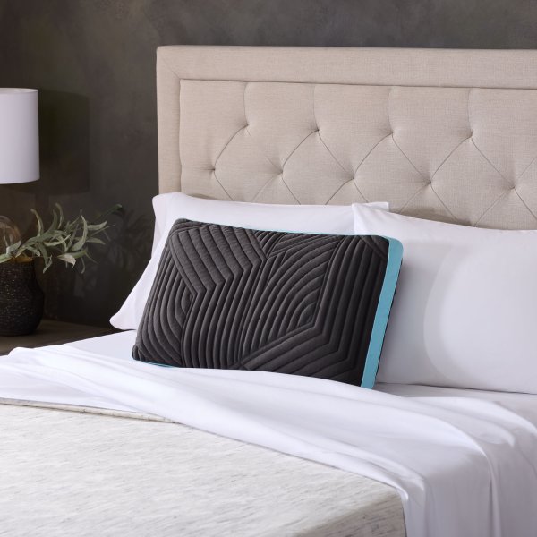 Malouf Ice Cloud OmniPhase pillow three quarter view