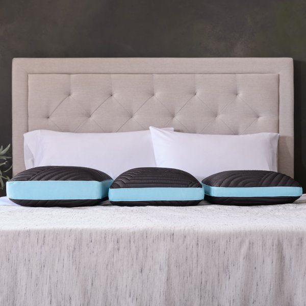 Malouf Ice Cloud pillow low loft view