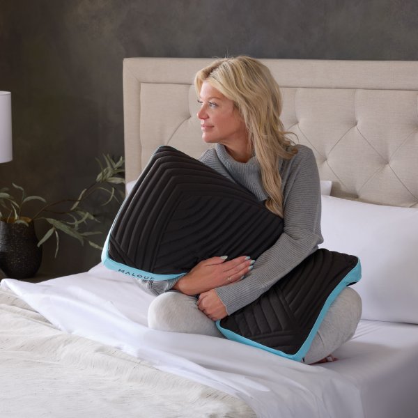Malouf Ice Cloud pillow lifestyle view