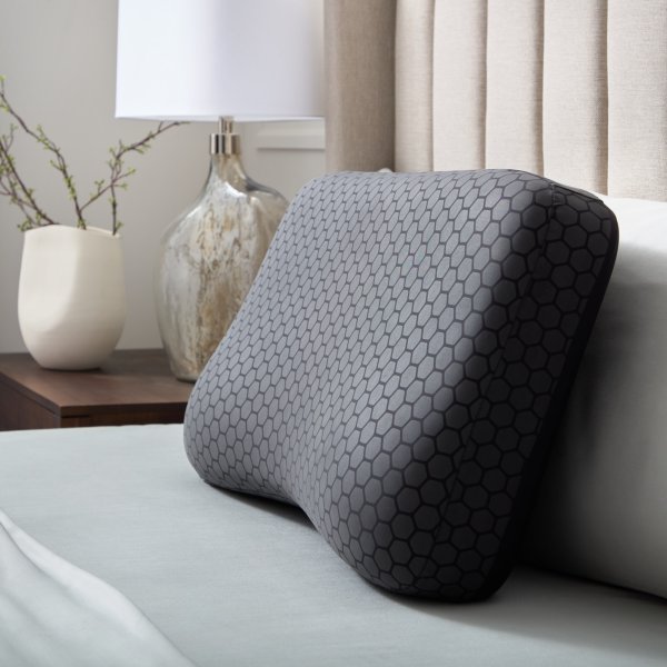 Malouf HexCurve pillow detail
