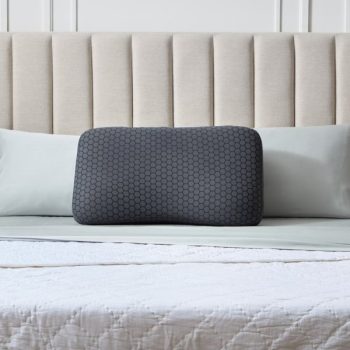 Malouf HexCurve pillow front view